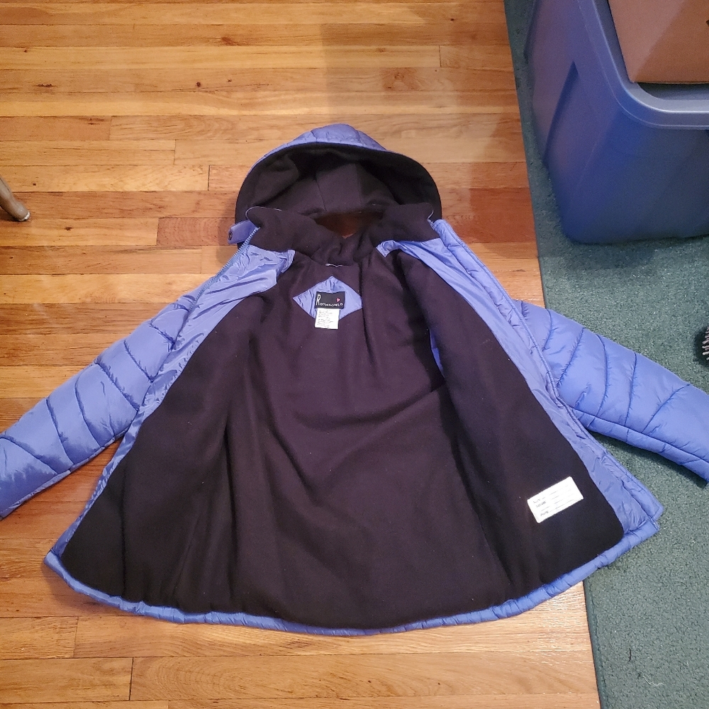 Rothschild Girls Purple Winter Coat Size XL - Picture 5 of 6